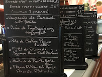 Restaurant français Auberge Etchegorry à Paris (le menu)