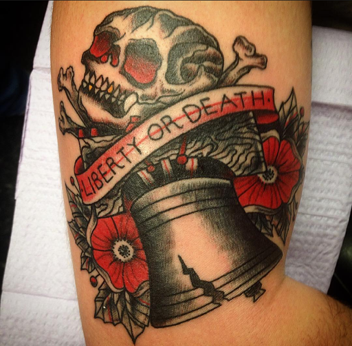 Explore metallica tattoo ideas, creative tattoo ideas in Chattanooga, available at Standard Ink Tattoo Co