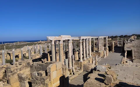 The Amphitheatre of Leptis Magna image