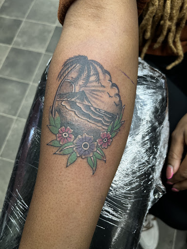 Explore longitude and latitude tattoo ideas, creative tattoo ideas in Wilmington, available at Trademark Tattoo
