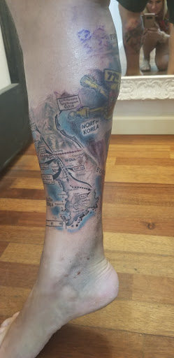 Explore 8 ball tattoo ideas, creative tattoo ideas in Jeannette, available at Damaged Legacy Studios