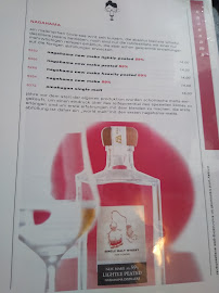 Menu / carte de Sushi+Soul à Munich