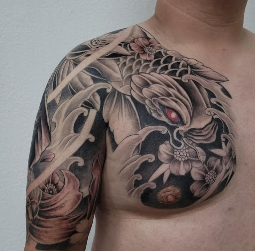 Explore tattoo sleeve ideas men, creative tattoo ideas in Garland, available at Infamous Art Studio