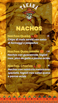 Restaurant mexicain Takaná - Food Truck à Montebelluna - menu / carte