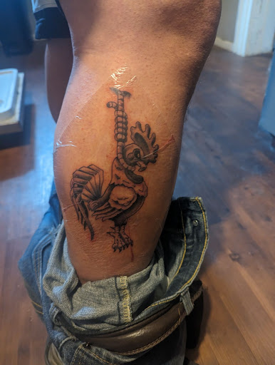 Explore thigh hip tattoo ideas, creative tattoo ideas in Orland, available at K1LL3R ARTW0RK