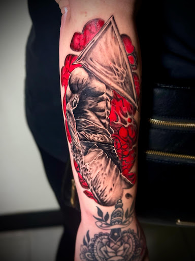 Explore curse mark tattoo ideas, creative tattoo ideas in Waxahachie, available at ExclusivE Tattoo and Barber