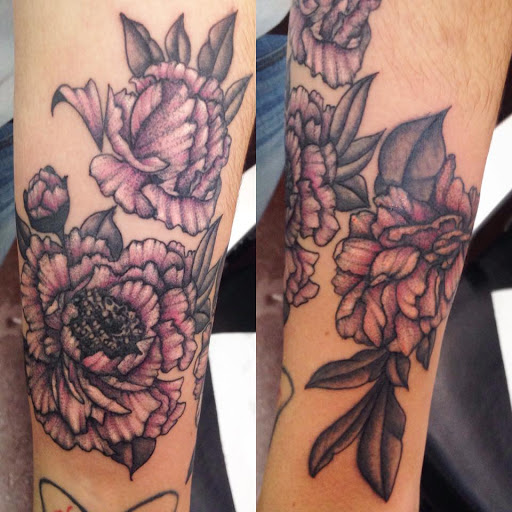 Explore to the moon and back tattoo ideas, creative tattoo ideas in Houston, available at Rose & Dagger Tattoo