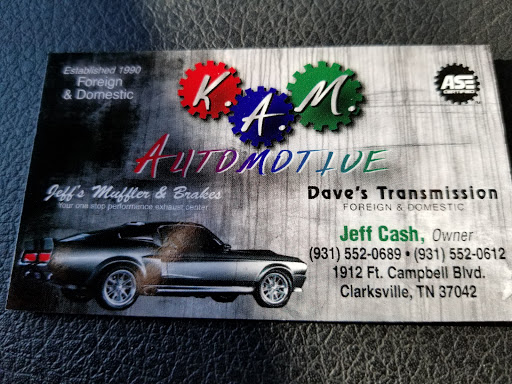 Auto Repair Shop «Kam Automotive», reviews and photos, 1912 Fort Campbell Blvd, Clarksville, TN 37042, USA