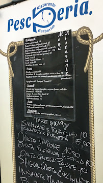 La Pesceria Barberini à Rome menu