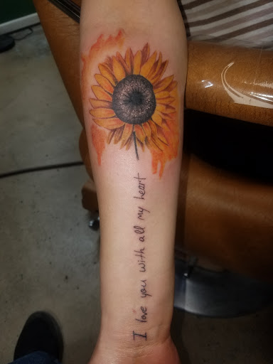Explore hunting tattoo ideas for men, creative tattoo ideas in Odessa, available at Little Dragon Tattoos Studio