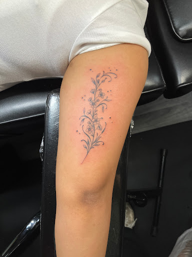 Explore dinosaur tattoo ideas, creative tattoo ideas in Danbury, available at Luv Ink