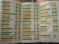 Menu / carte de Cartoccio à Vigevano