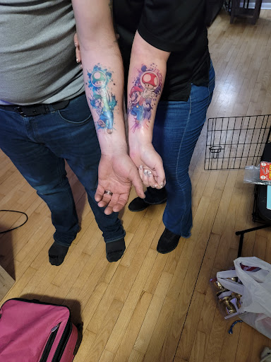 Explore world traveler tattoo ideas, creative tattoo ideas in Fond Du Lac, available at Gallery 83 Tattoo Co.