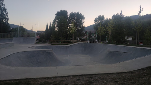 Skatepark à Megève