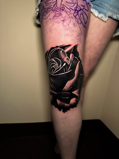 Explore puppy tattoo ideas, creative tattoo ideas in Hollidaysburg, available at CREate Tattoo Studio
