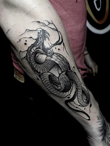 Explore tattoo half sleeve ideas, creative tattoo ideas in El Paso, available at Estilo Firme Tattoo Co.