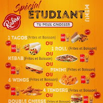 Rabiro Chicken -Tacos-Burger-Chicken wings tenders barbecue sweet à Orléans carte