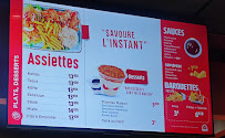 Sandwicherie Snack Paradiso Carnot à Saint-Étienne (le menu)