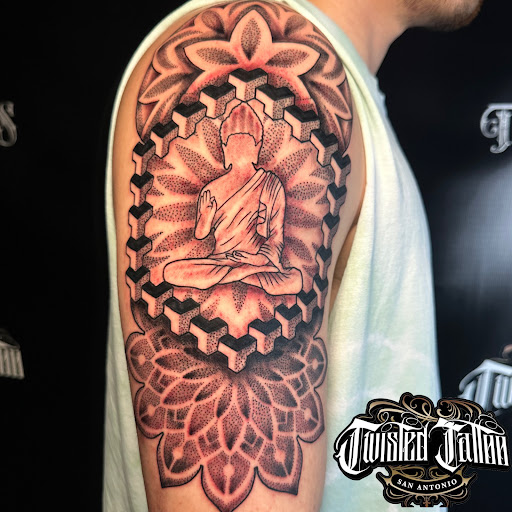 Explore triple moon tattoo ideas, creative tattoo ideas in San Antonio, available at Twisted Tattoo