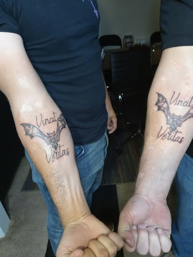 Explore fenrir tattoo ideas, creative tattoo ideas in Stafford, available at Tattooz By King