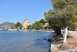 Photo de Evangelistria Beach avec un rivage spacieux