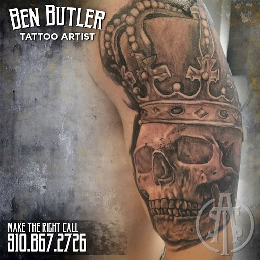 Explore chest and sleeve tattoo ideas, creative tattoo ideas in Fayetteville, available at American Tattoo Society of Fayetteville