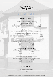 Carte du Zur Alten Oper à Glückstadt