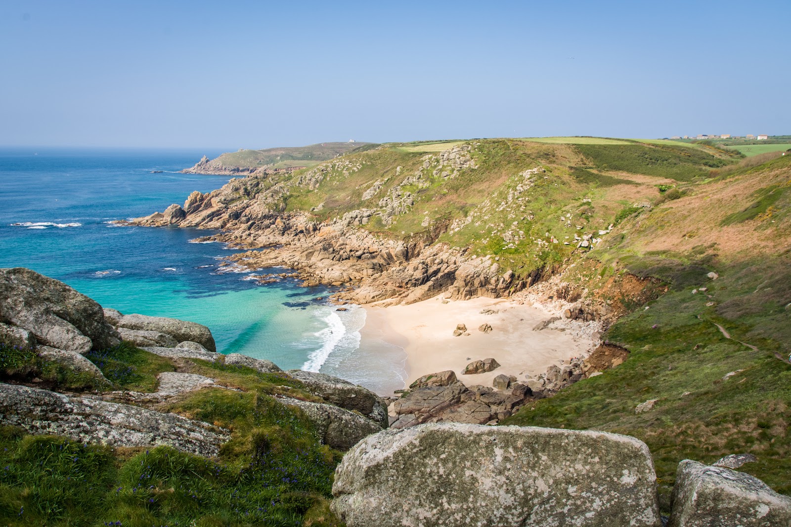 Porthchapel plajı'in fotoğrafı çok temiz temizlik seviyesi ile