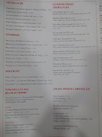 Carte du Pizzeria Don Pedro à Ponte Arche