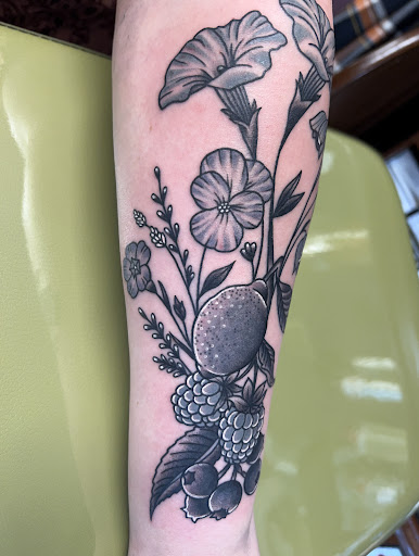 Explore side face tattoo ideas, creative tattoo ideas in Georgetown, available at Iron Rite Tattoo South