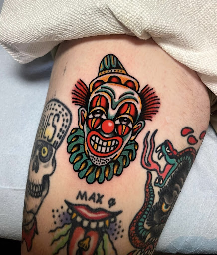 Explore side leg tattoo ideas, creative tattoo ideas in Fort Lauderdale, available at Electric Street Tattoo