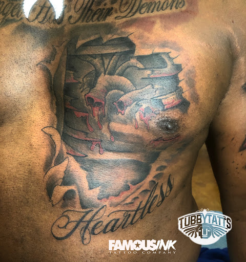 Explore forearm wolf tattoo ideas, creative tattoo ideas in Hammond, available at Famous Ink, Inc.