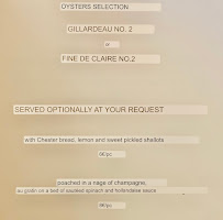 Restaurant Wilhelm à Berlin menu