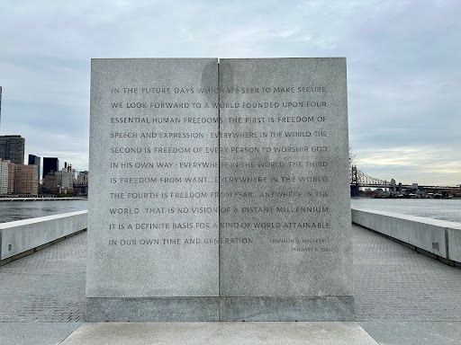 Park «Franklin D. Roosevelt Four Freedoms Park», reviews and photos