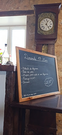 Menu / carte de Le Marmiton table paysanne à Marsalès