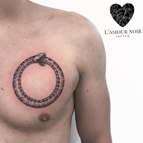 l'amour noir tattoo - Oostende