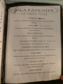 Menu du La Fazenda Camporosso à Camporosso