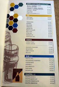 Menu / carte de Taverna Celso à Palermo