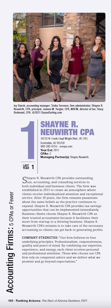 Shayne R. Neuwirth CPA, PLLC