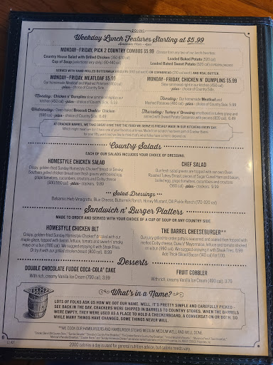 American Restaurant «Cracker Barrel Old Country Store», reviews and photos, 5580 Windward Pkwy, Alpharetta, GA 30004, USA