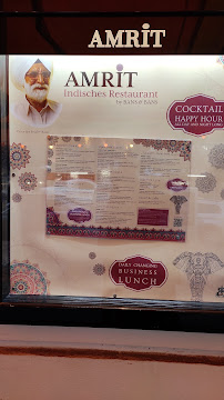 Amrit à Berlin menu