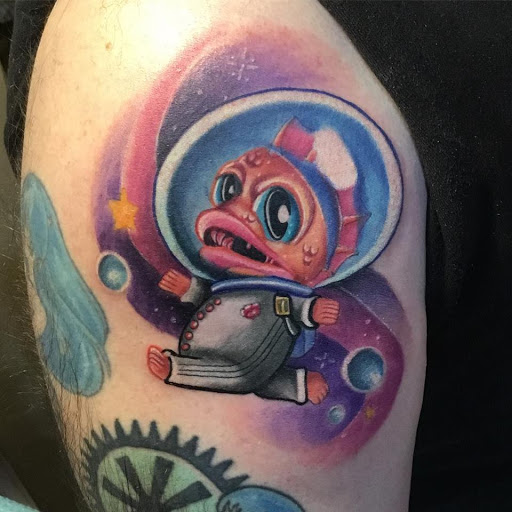 Explore cute female tattoos ideas, creative tattoo ideas in Chapel Hill, available at Golden Falcon Tattoo and Piercing