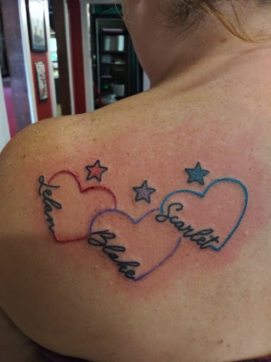 Explore moon tattoo ideas for females, creative tattoo ideas in Madison, available at Archangel Tattoo & Piercing