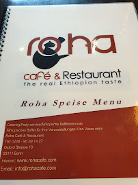 Roha Café & Restaurant à Bonn menu