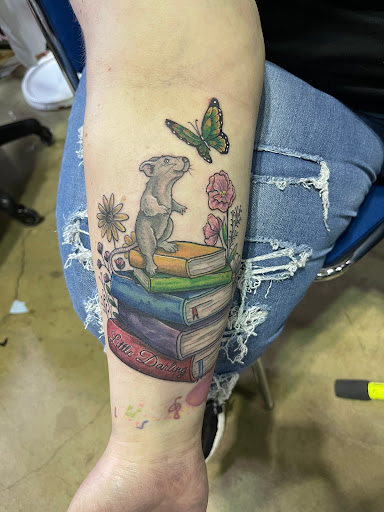 Explore pepe le pew tattoo ideas, creative tattoo ideas in Elyria, available at Distilled Ink Tattoo Parlor