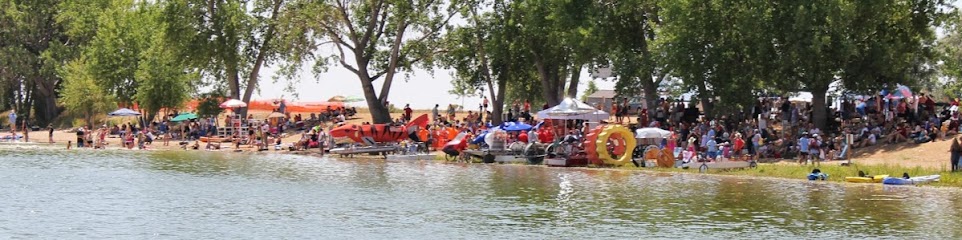 The Kinetic Sculpture Race at the Longmont Union Reservoir