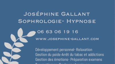 Joséphine Gallant - Hypnose 94 Sophrologie 94 à Maisons-Alfort