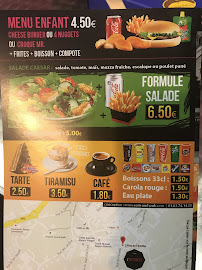 L'entracte Fast Food à Altkirch menu