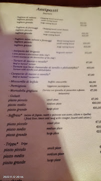 Restaurant La Locanda dei Briganti à Taranto - menu / carte