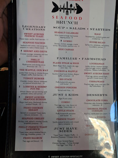 Seafood Restaurant «Sweet Auburn Seafood», reviews and photos, 171 Auburn Ave NE, Atlanta, GA 30303, USA